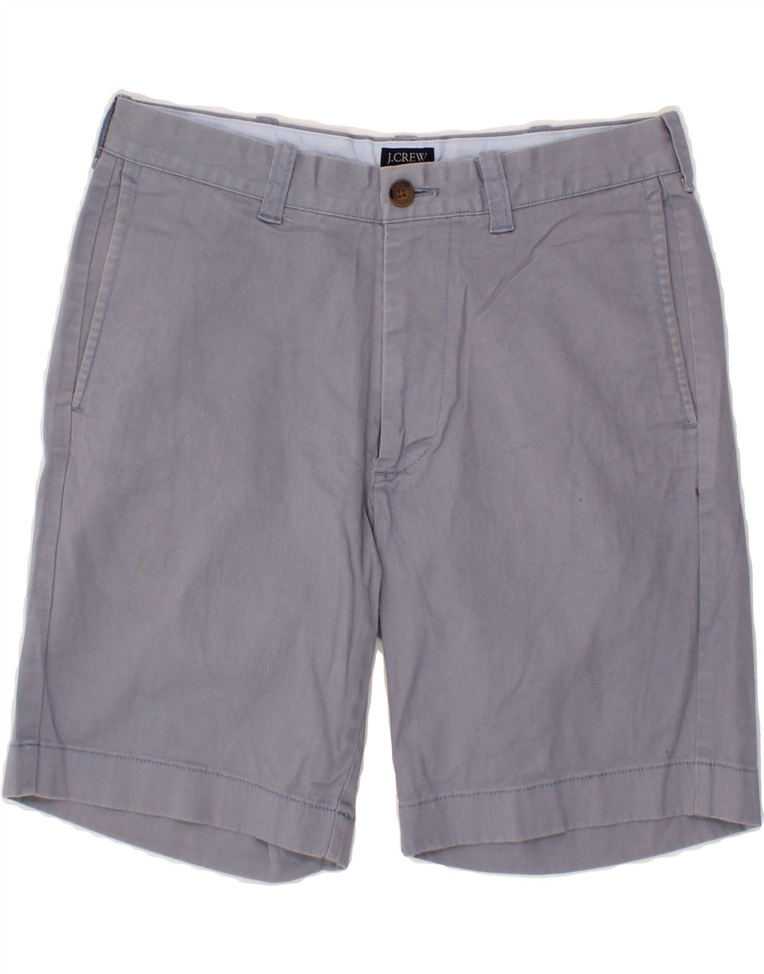 J. CREW Mens Chino Shorts  W30 Medium Blue Cotton Vintage J. Crew and Second-Hand J. Crew from Messina Hembry 