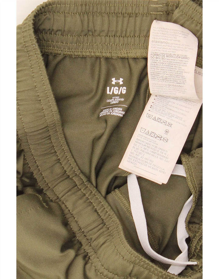 Under Armour Pantalón De Chándal Para Hombre Grande Caqui Poliéster