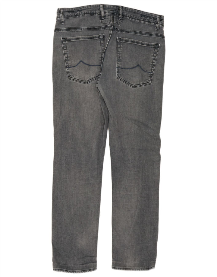 Jacob Cohen Vaqueros ajustados para hombre W34 L30 Gris