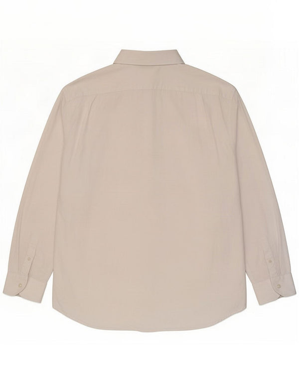 Roccobarocco Camisa para hombre Talla 18 1/2 46 2XL Blanco Clásico