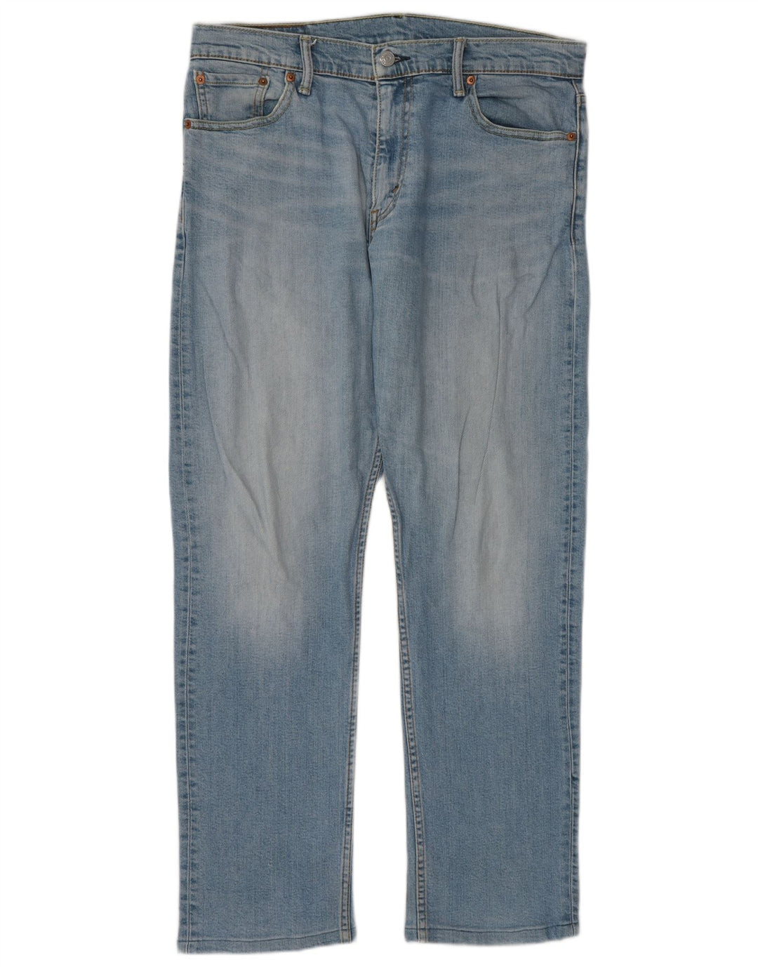 Levi's Vaqueros rectos 504 para hombre W33 L32 Algodón azul