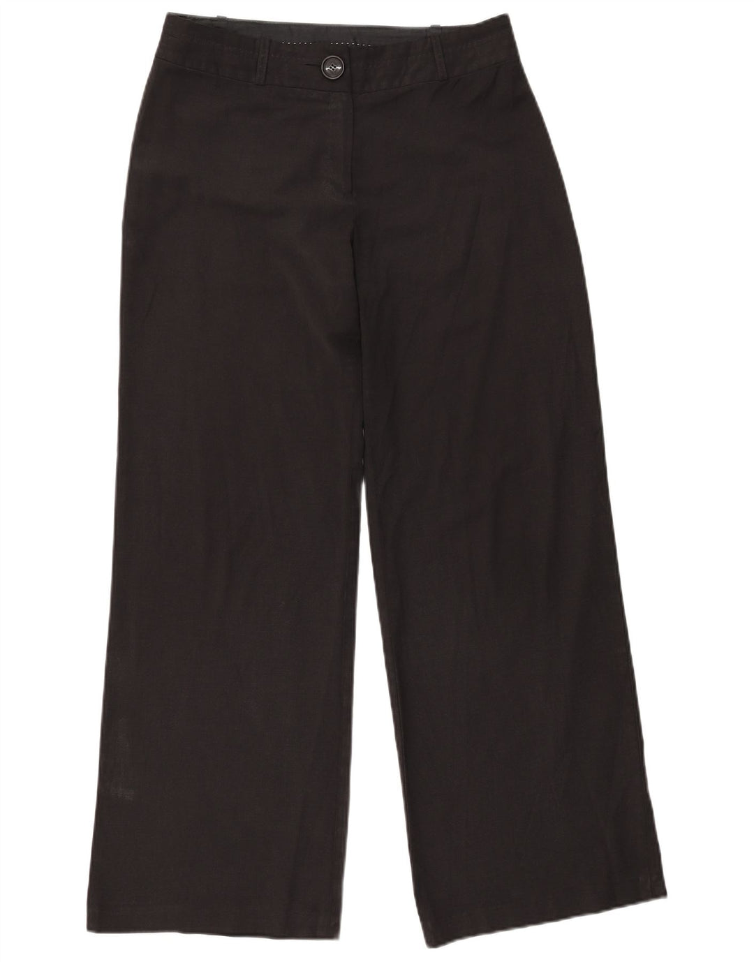 Laura Ashley Pantalones Casuales para Mujer UK 12 Medium W30 L31 Poliéster Negro