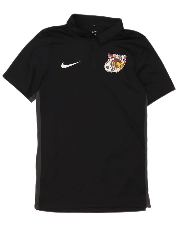 Nike Polo Dri Fit Graphic para hombre, talla pequeña, color negro