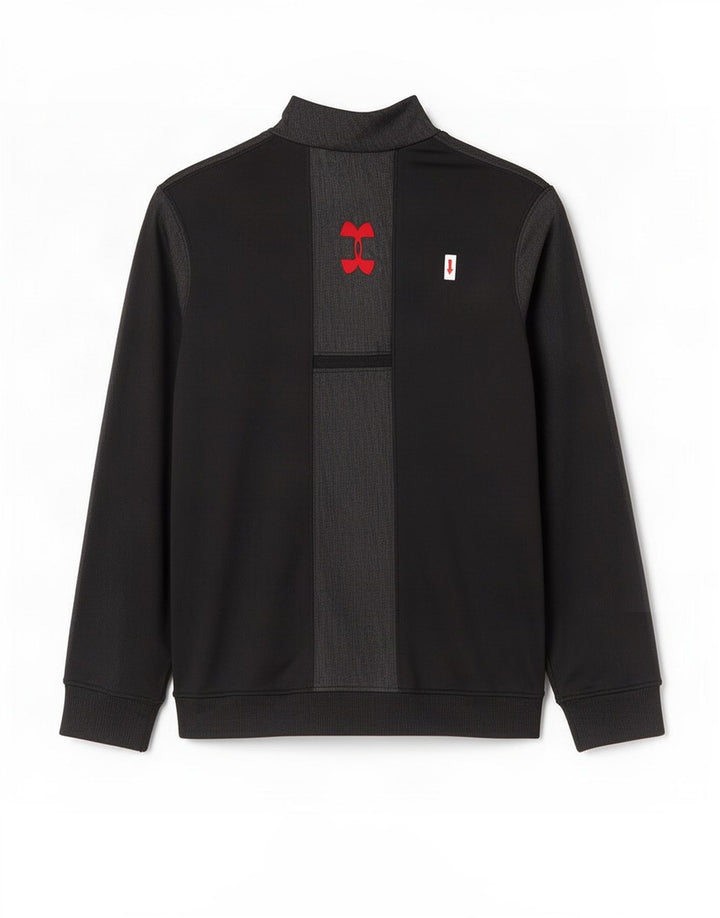 Under Armour Cold Gear Sudadera tipo jersey para hombre, talla pequeña, color negro