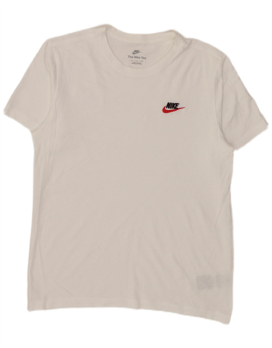 Camiseta Nike Hombre Top Small Blanco Algodón