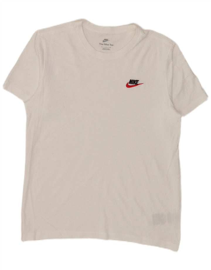 Camiseta Nike Hombre Top Small Blanco Algodón