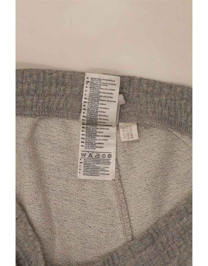 Pantalón De Chándal Adidas Hombre Grande Gris Moteado De Algodón