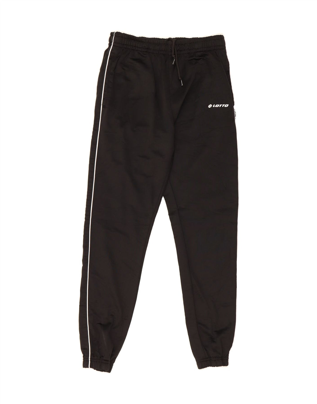 LOTTO Mens Tracksuit Trousers Joggers Medium  Black Polyester Vintage Lotto and Second-Hand Lotto from Messina Hembry 