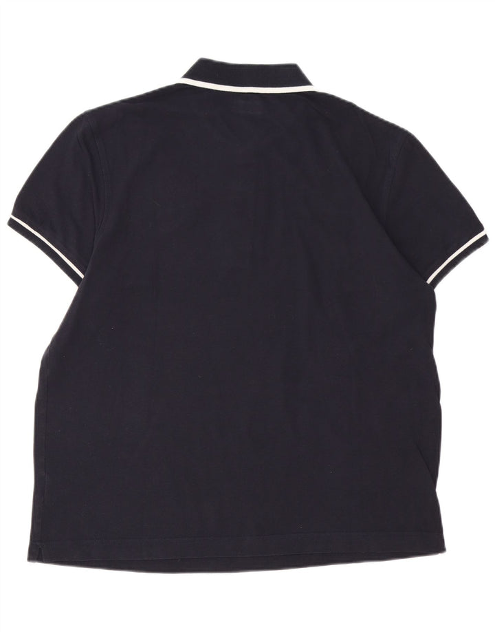 Polo Lotto Hombre Algodón Azul Marino Medio