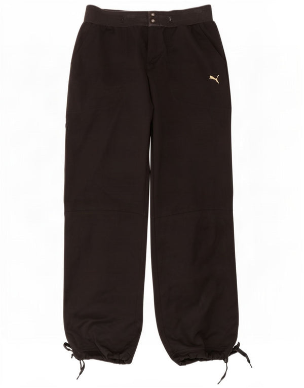 Puma Pantalones holgados para mujer UK 12 Medium W32 L30 Negro