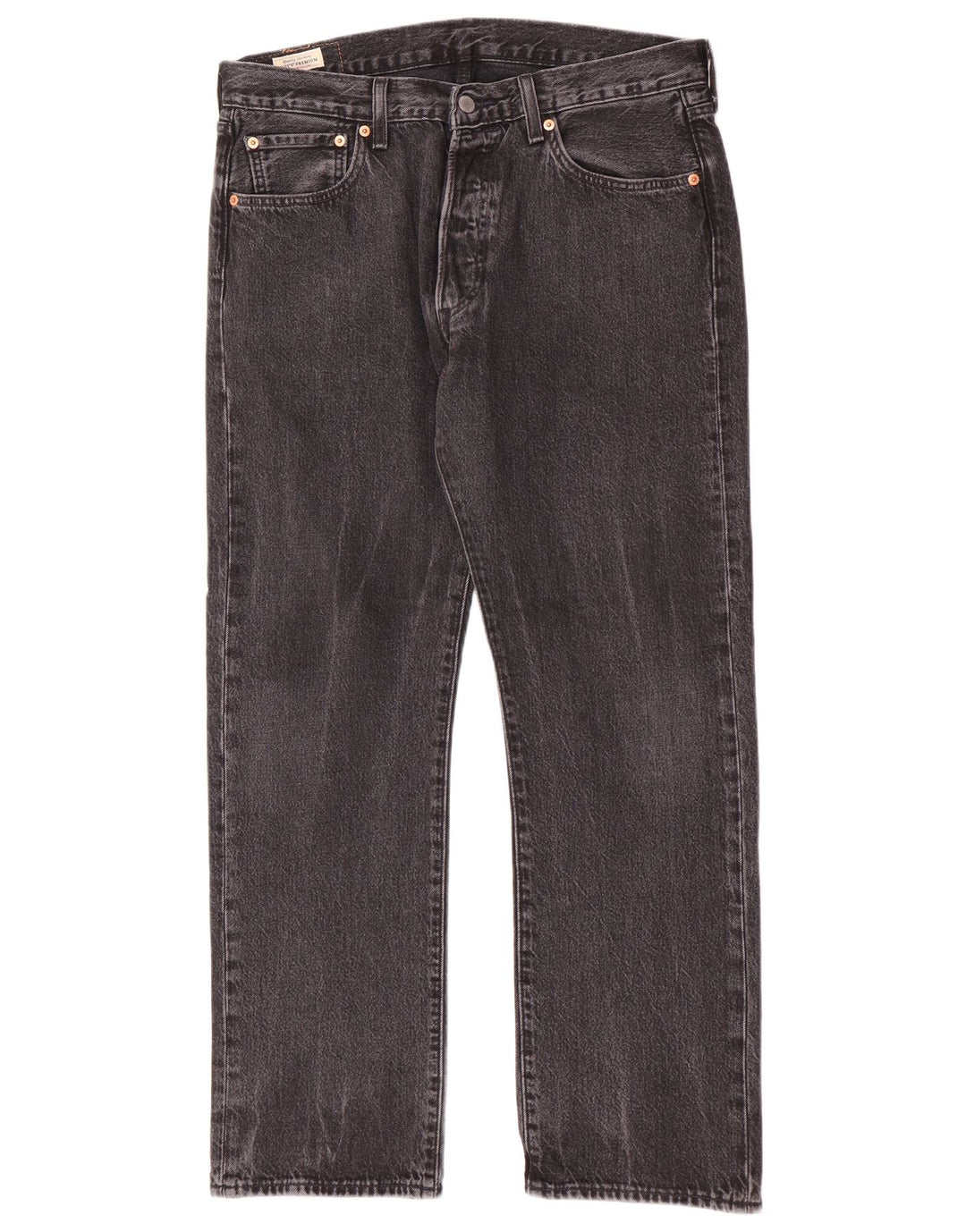 Levi's Vaqueros rectos 501 para hombre W34 L30 Algodón negro