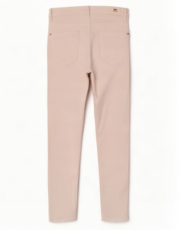 Zara Vaqueros pitillo para mujer EU 38 Small W28 L27 Blanco