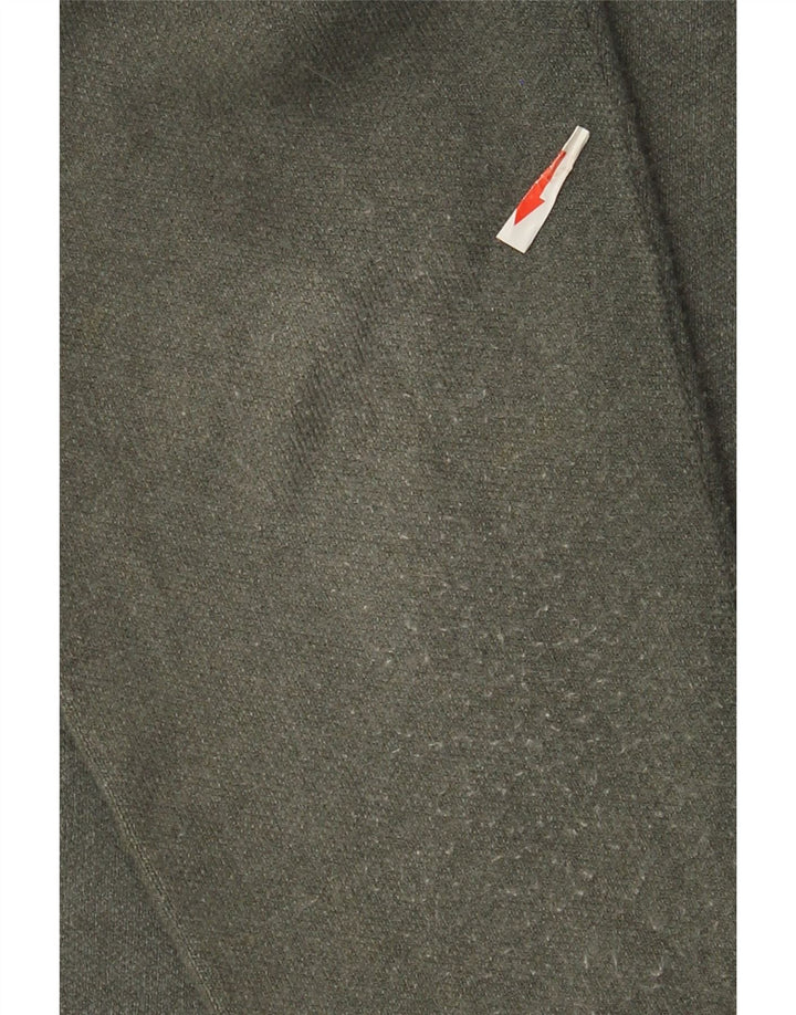 Massimo Dutti Jersey Hombre Con Cremallera Cuello Jersey Large Viscosa Gris