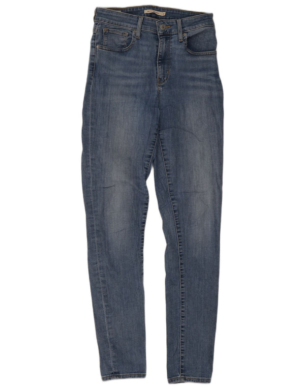 Levi's Vaqueros pitillo de talle alto 721 para mujer W28 L31 Azul