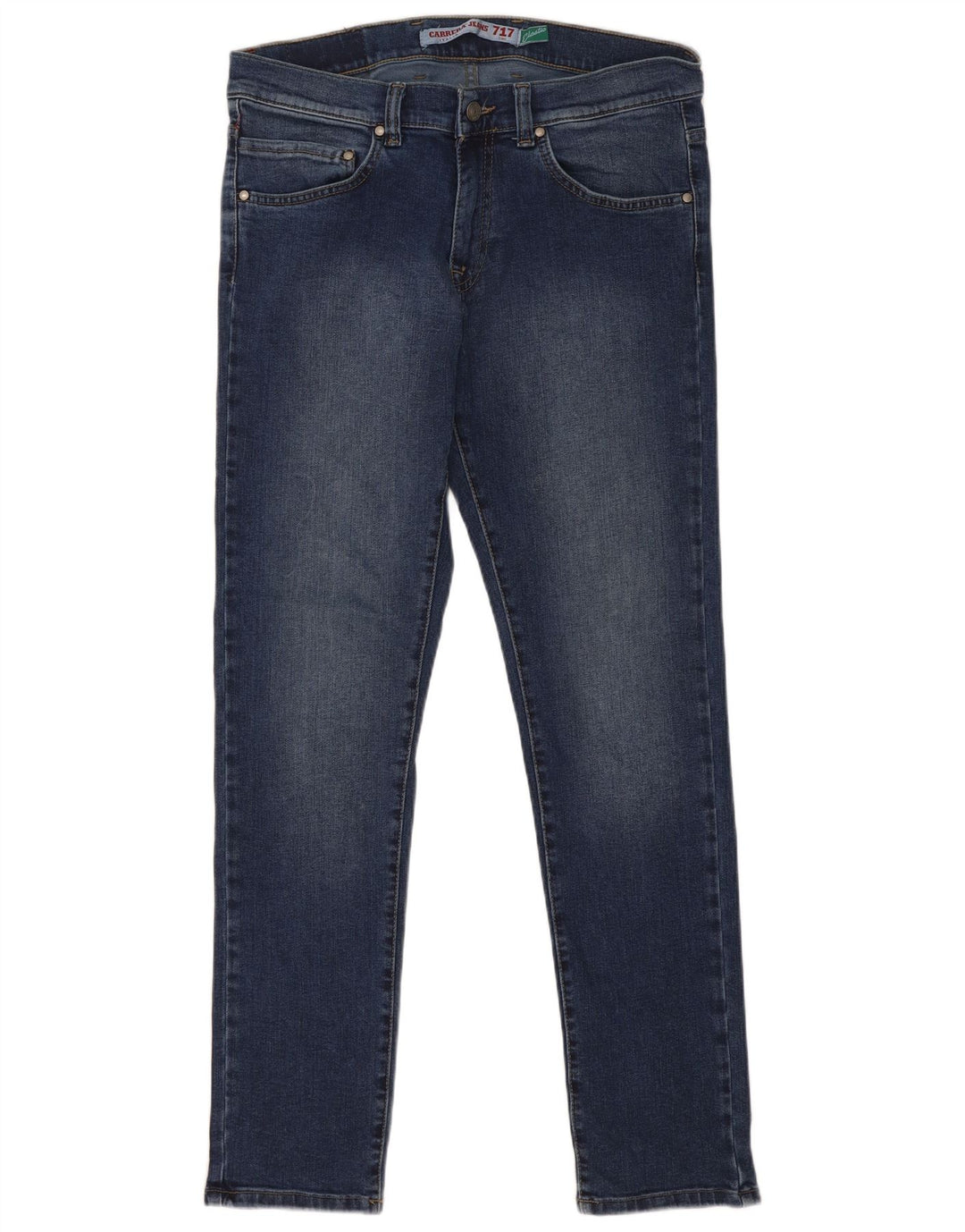 Carrera Mens 717 Slim Jeans IT 48 Medio W33 L32 Algodón Azul