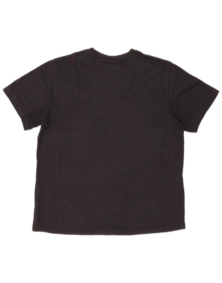 Eddie Bauer Camiseta Hombre Top XL Algodón Negro