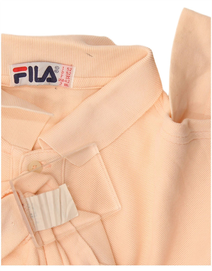 Fila Polo de manga larga para hombre IT 52 Large Pink