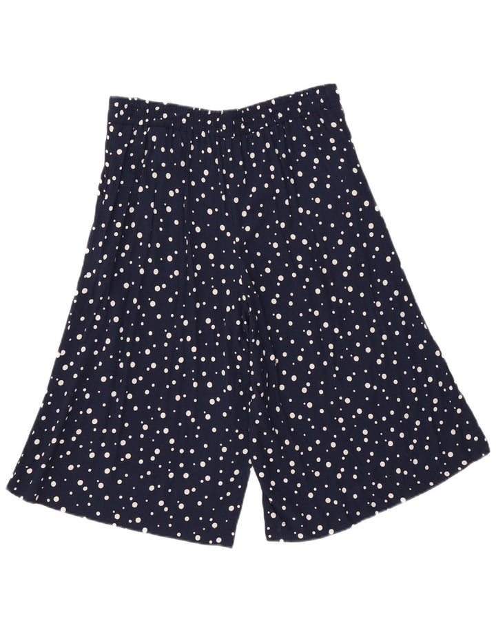 Marks & Spencer Bermudas para mujer UK 12 Medium W32 Azul marino manchado