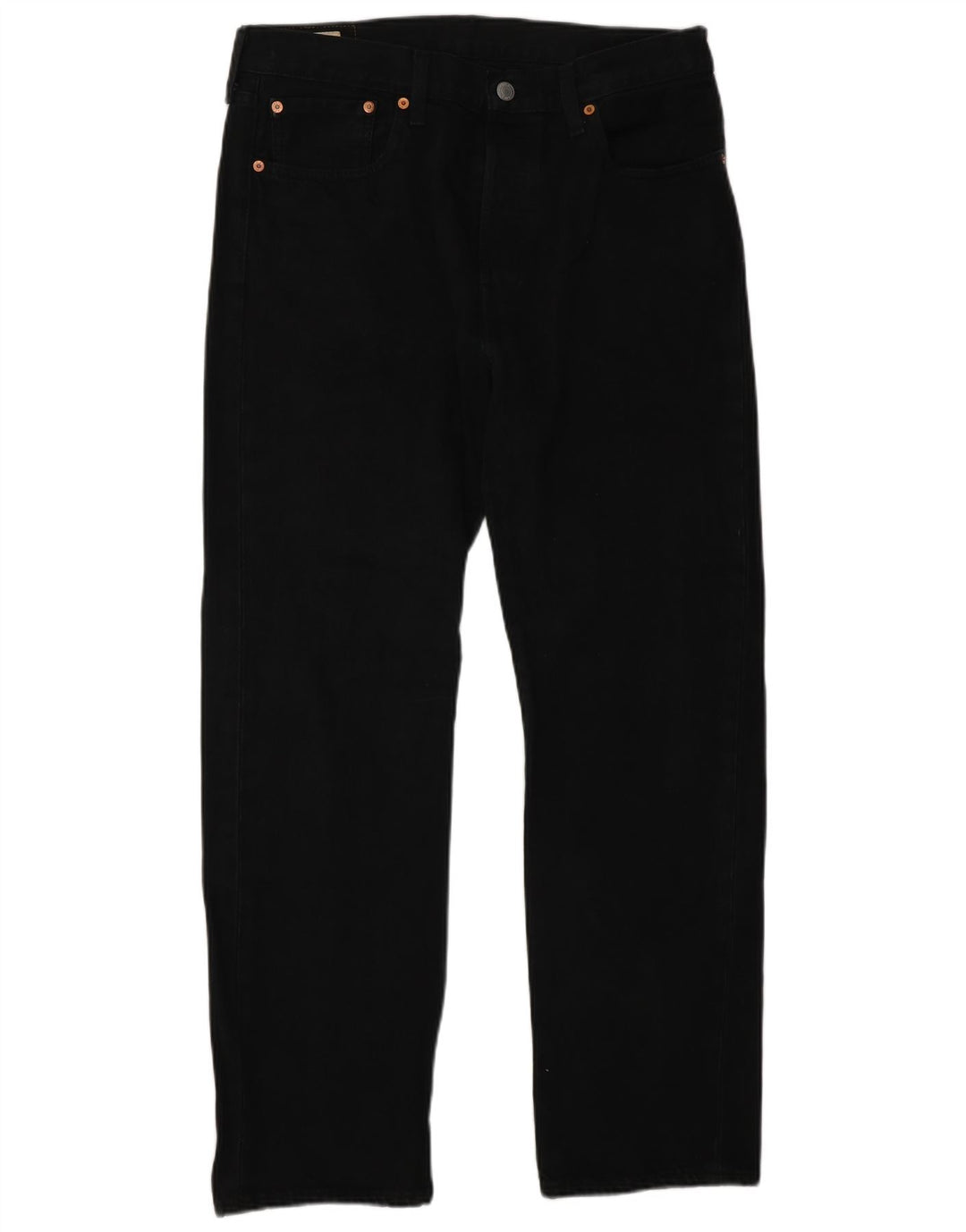Levi's Jeans rectos 501 para hombre W32 L30 Algodón negro