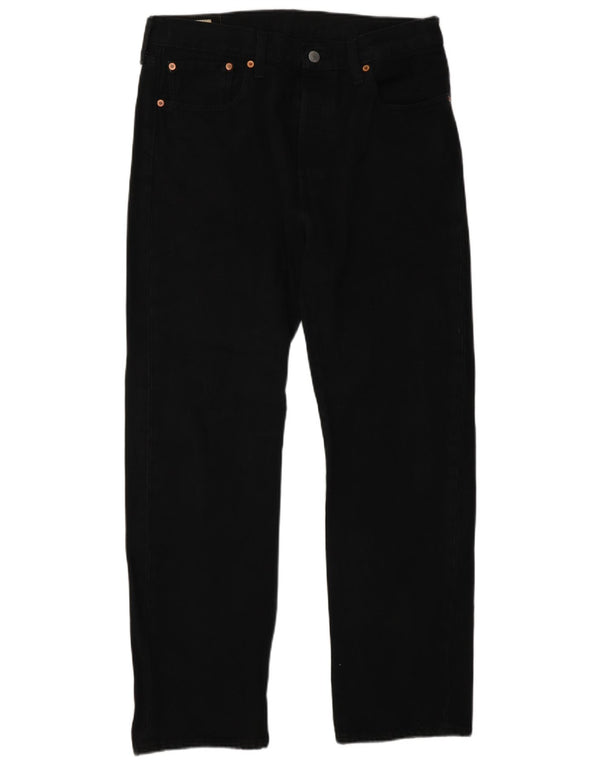 Levi's Jeans rectos 501 para hombre W32 L30 Algodón negro