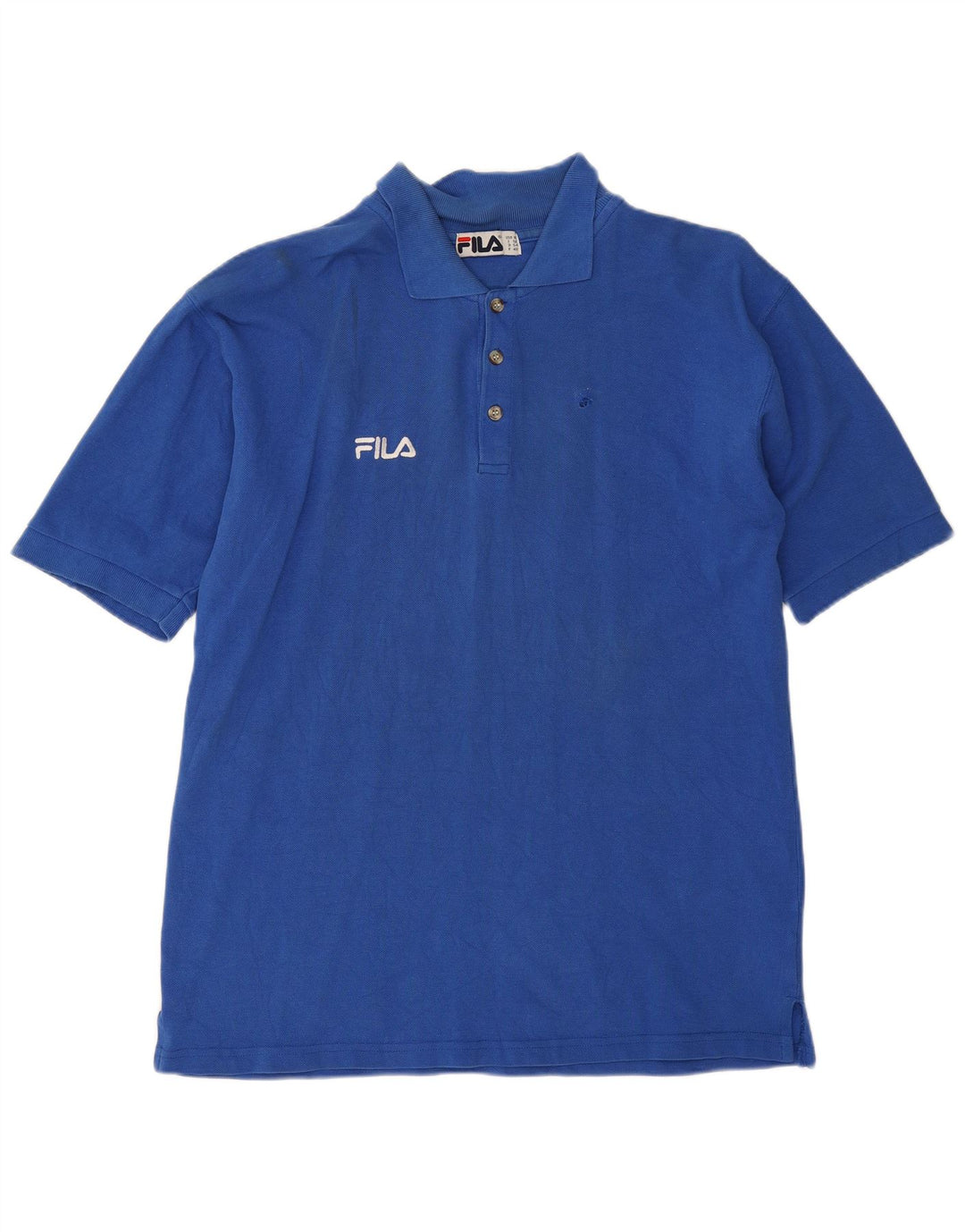 Fila Polo Hombre XL Algodón Azul