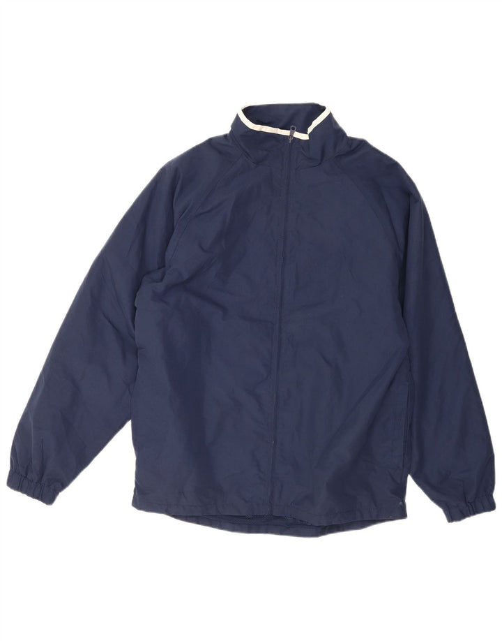 Marks & Spencer Chaqueta impermeable para hombre UK 40 Large Poliéster azul marino