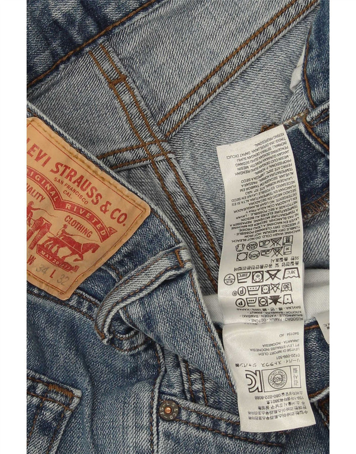 Levi's Hombre 527 Vaqueros Bootcut W34 L32 Algodón Azul