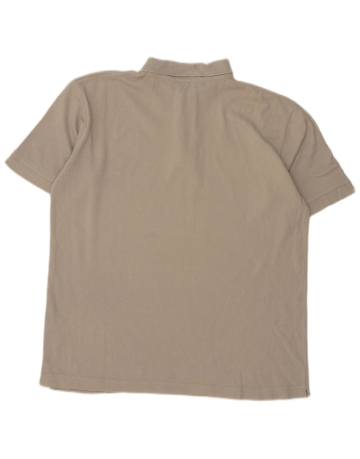 Polo Kappa Hombre De Algodón Gris Medio