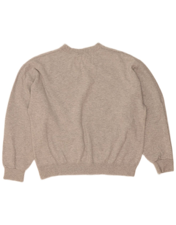 Champion Sudadera de gran tamaño para mujer, jersey, Reino Unido 46, grande, gris moteado