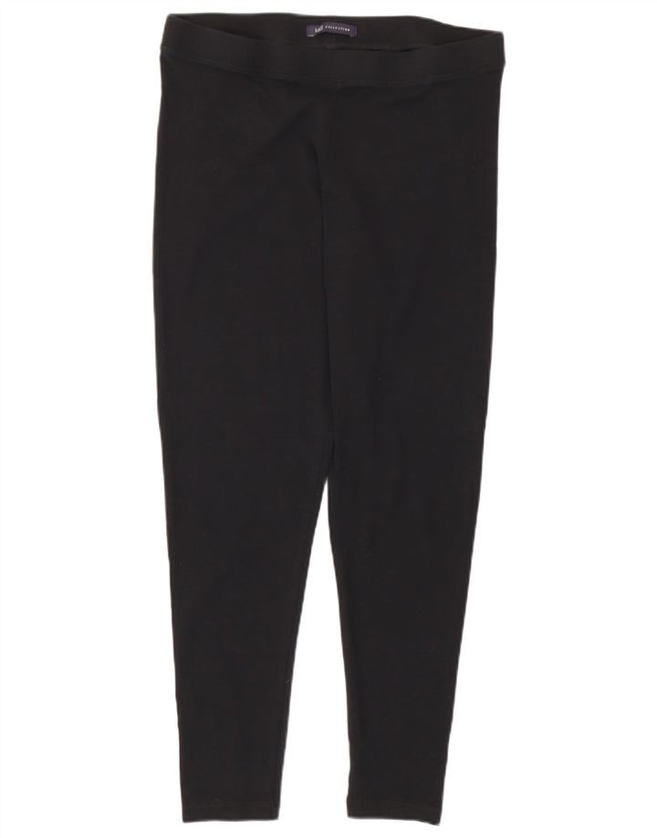 Marks & Spencer Leggings cortos para mujer UK 44 Grande Algodón negro