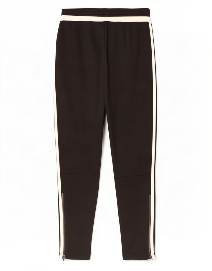 Adidas Hombre Climalite Pantalones De Chándal Mediano Negro Colorblock Poliéster