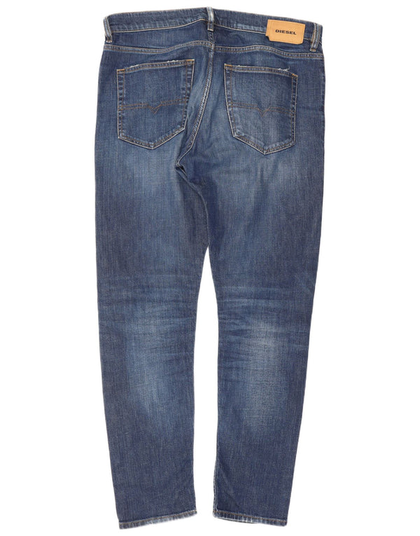 Diesel Hombre D-Luster Slim Jeans W34 L30 Algodón Azul