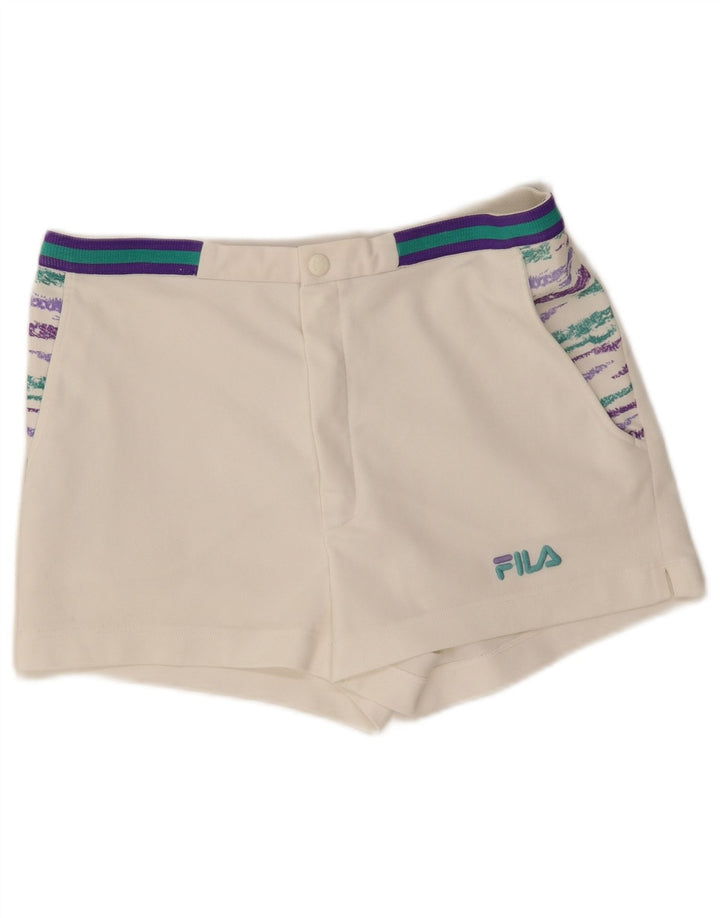 Fila pantalones cortos chinos para hombre IT 50 grande W34 blanco