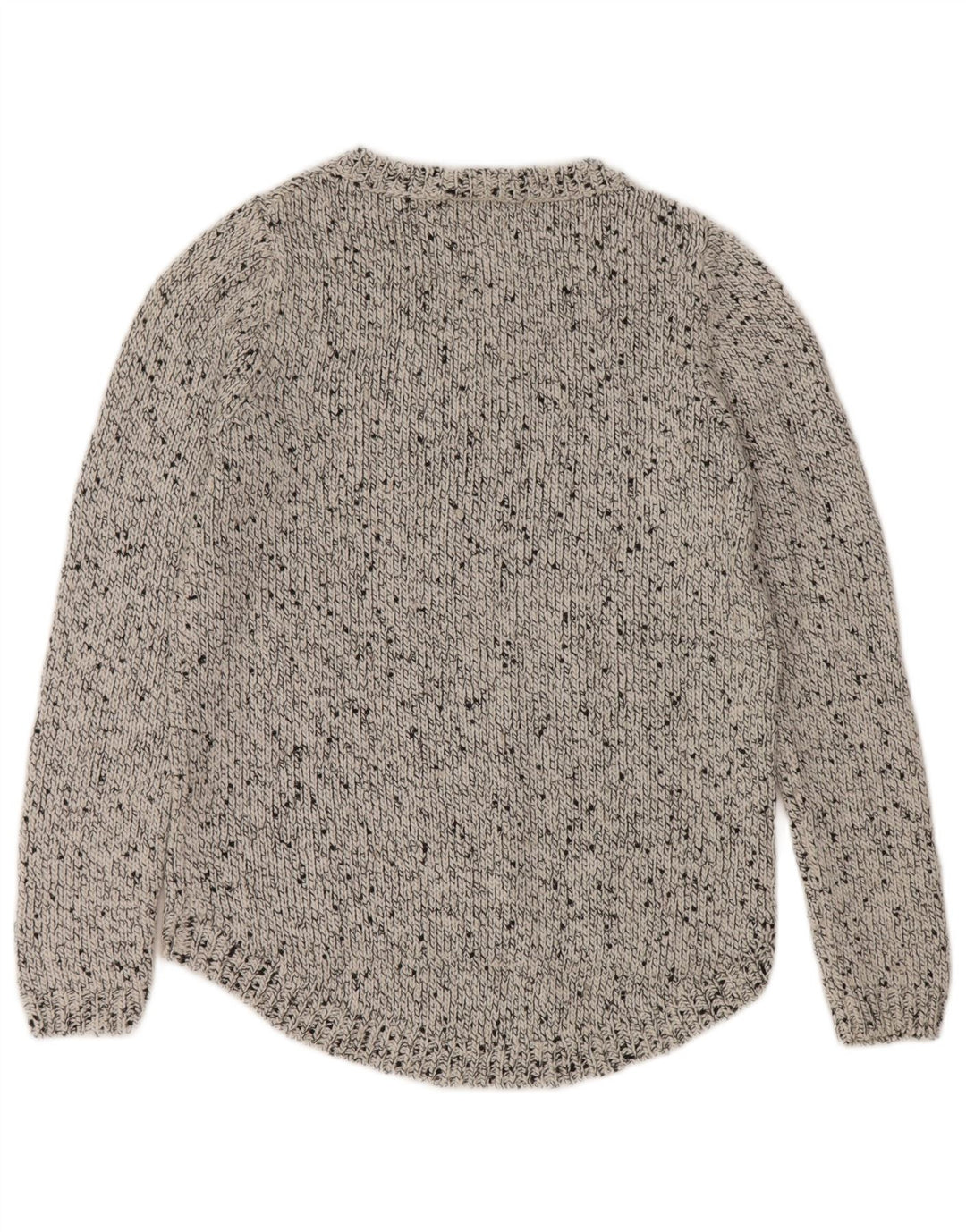 Marks & Spencer Suéter tipo jersey con cuello barco para mujer Reino Unido 40 Gris medio moteado