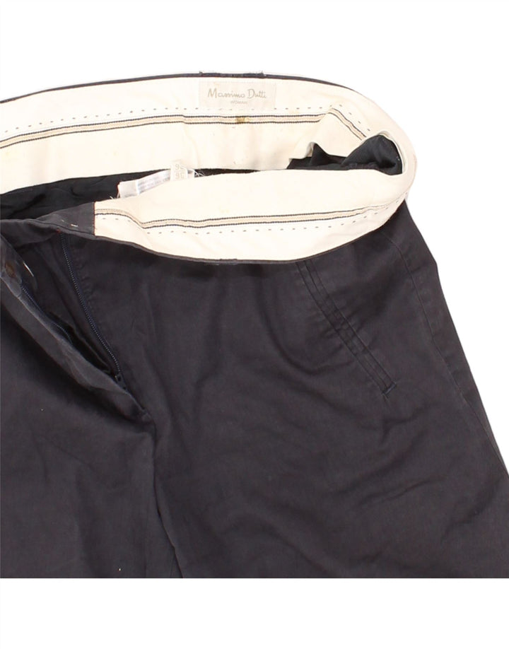 MASSIMO DUTTI Womens Chino Shorts EU 36 Small W26 Navy Blue Cotton Vintage Massimo Dutti and Second-Hand Massimo Dutti from Messina Hembry 