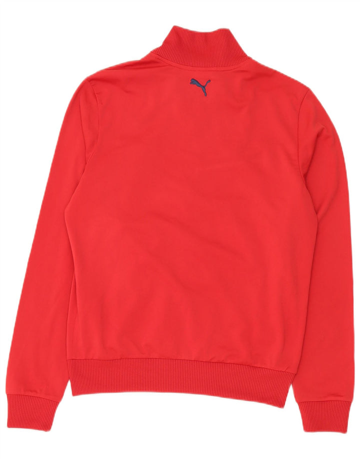 Puma Hombre Chándal Top Chaqueta Mediana Rayas Rojas Poliéster
