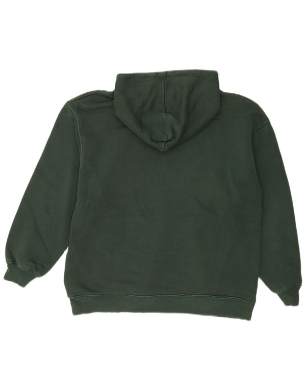 Zara Boys Graphic Sudadera con capucha Jersey 13-14 años Algodón verde