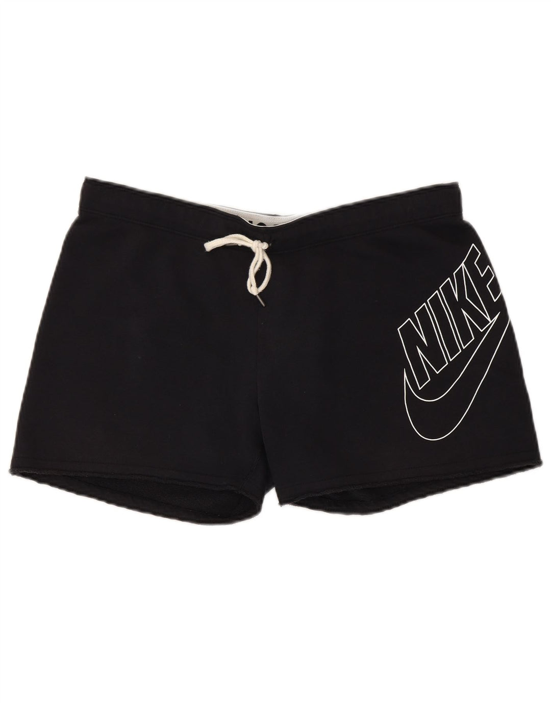 NIKE Shorts deportivos gráficos para hombre Algodón negro mediano