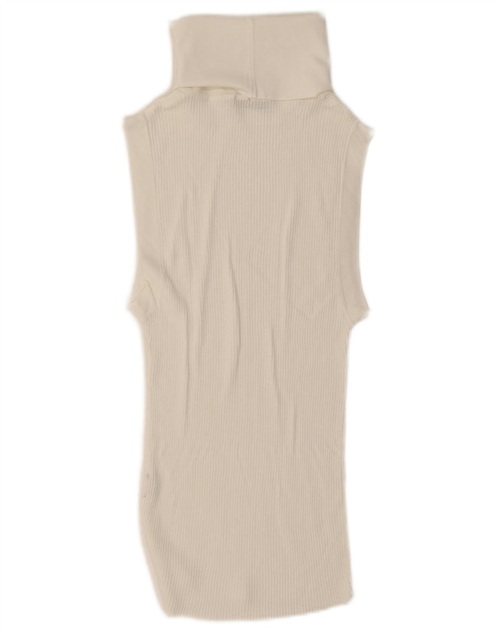 Zara - Camiseta sin mangas para mujer, talla 40, talla grande, color blanco