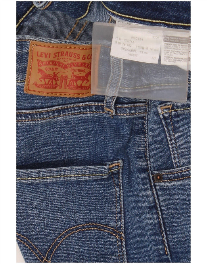 Vaqueros pitillo Levi's para mujer W30 L26 Azul