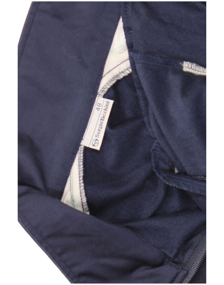 Sergio Tacchini Chaqueta de chándal para hombre IT 48 Medium Azul marino