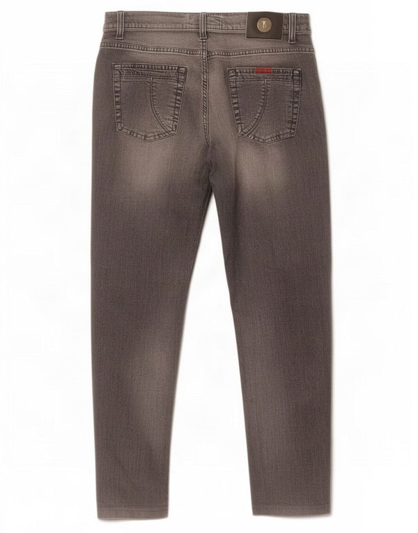 Vaqueros Trussardi Hombre Slim W32 L30 Gris Algodón