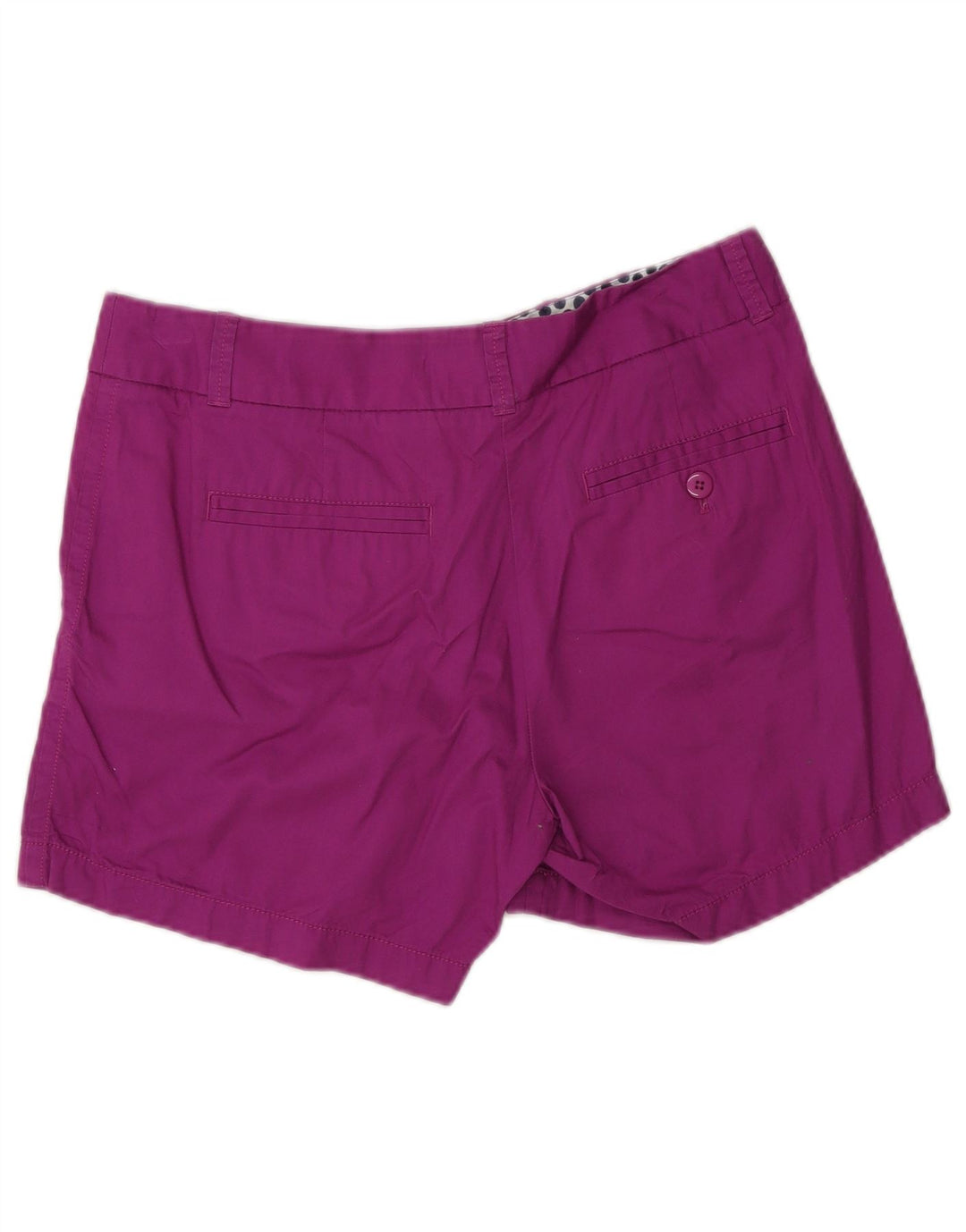 J. CREW Pantalones cortos chinos para mujer US 4 Small W30 Algodón morado