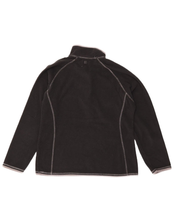 Jersey de forro polar con cuello y cremallera para mujer Mountain Warehouse UK 44 Grande Negro