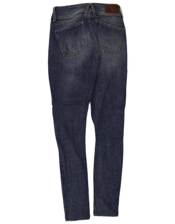 G-Star Vaqueros súper ajustados Lynn de tiro medio para mujer W26 L32 Algodón azul
