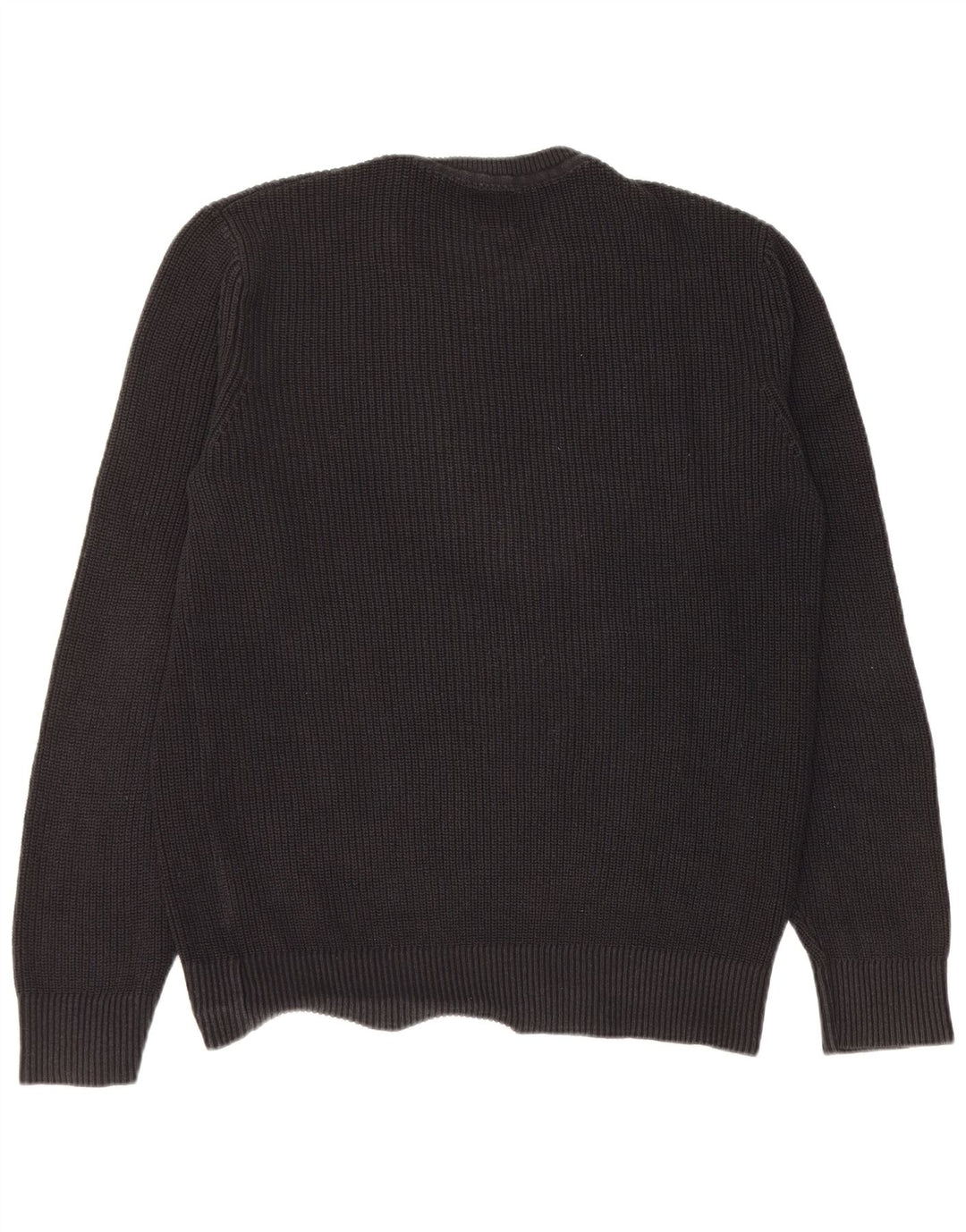 Gap Jersey De Cuello Redondo Para Hombre Jersey De Algodón Negro Mediano