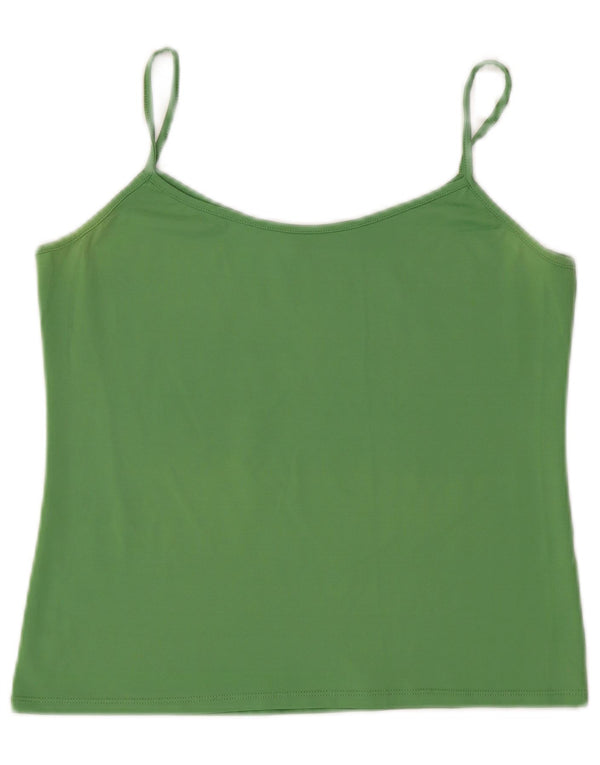 Zara Mujer Crop Cami Top UK 44 Grande Verde