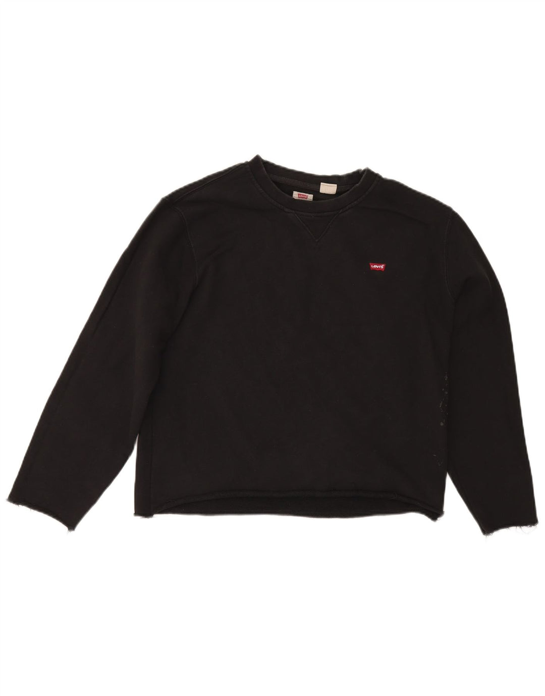 Levi's Sudadera extragrande estándar para mujer, talla 44, talla mediana, color negro