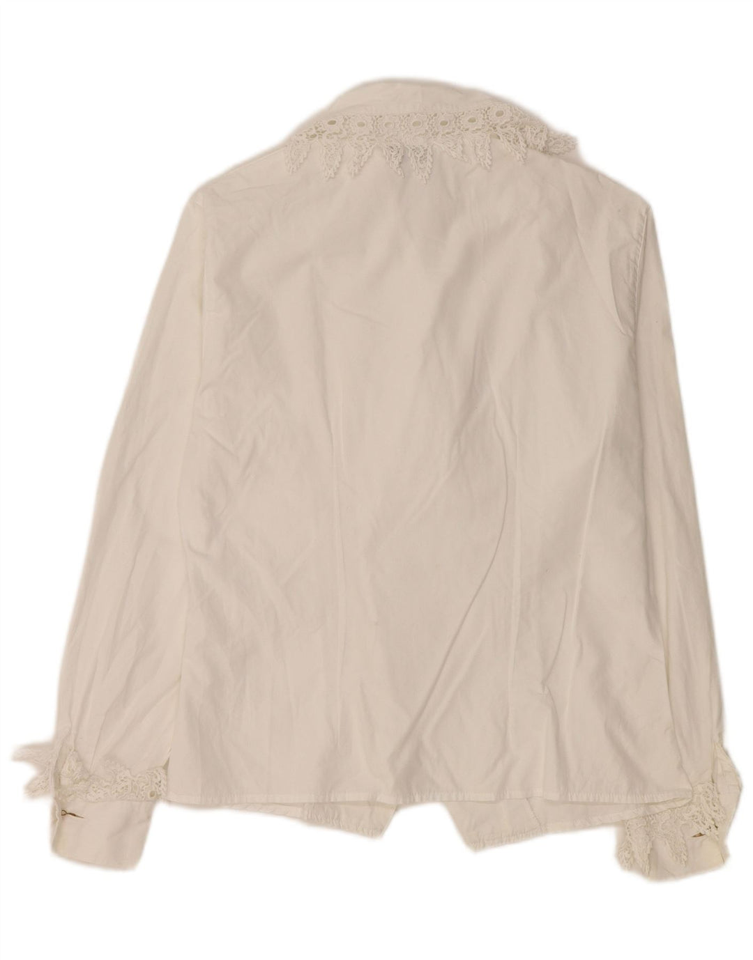 Giulia Galanti - Blusa para mujer, talla 40, talla mediana, color blanco