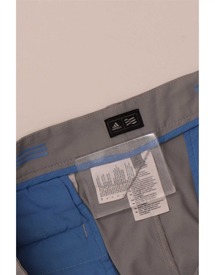 Adidas Mens Chino Shorts W38 XL Gris Poliéster
